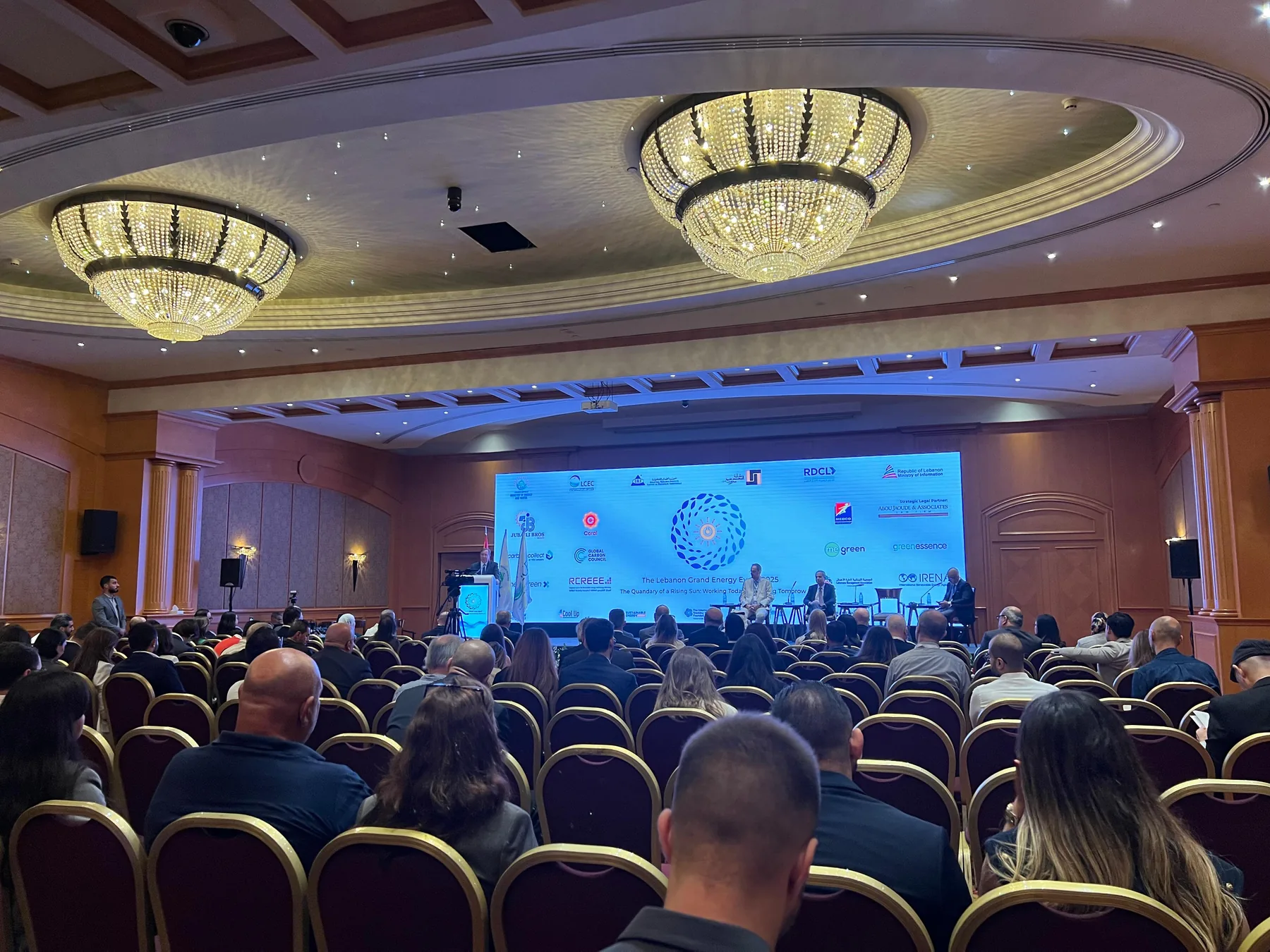 Conference session at the Lebanese Grand Energy Event 2025