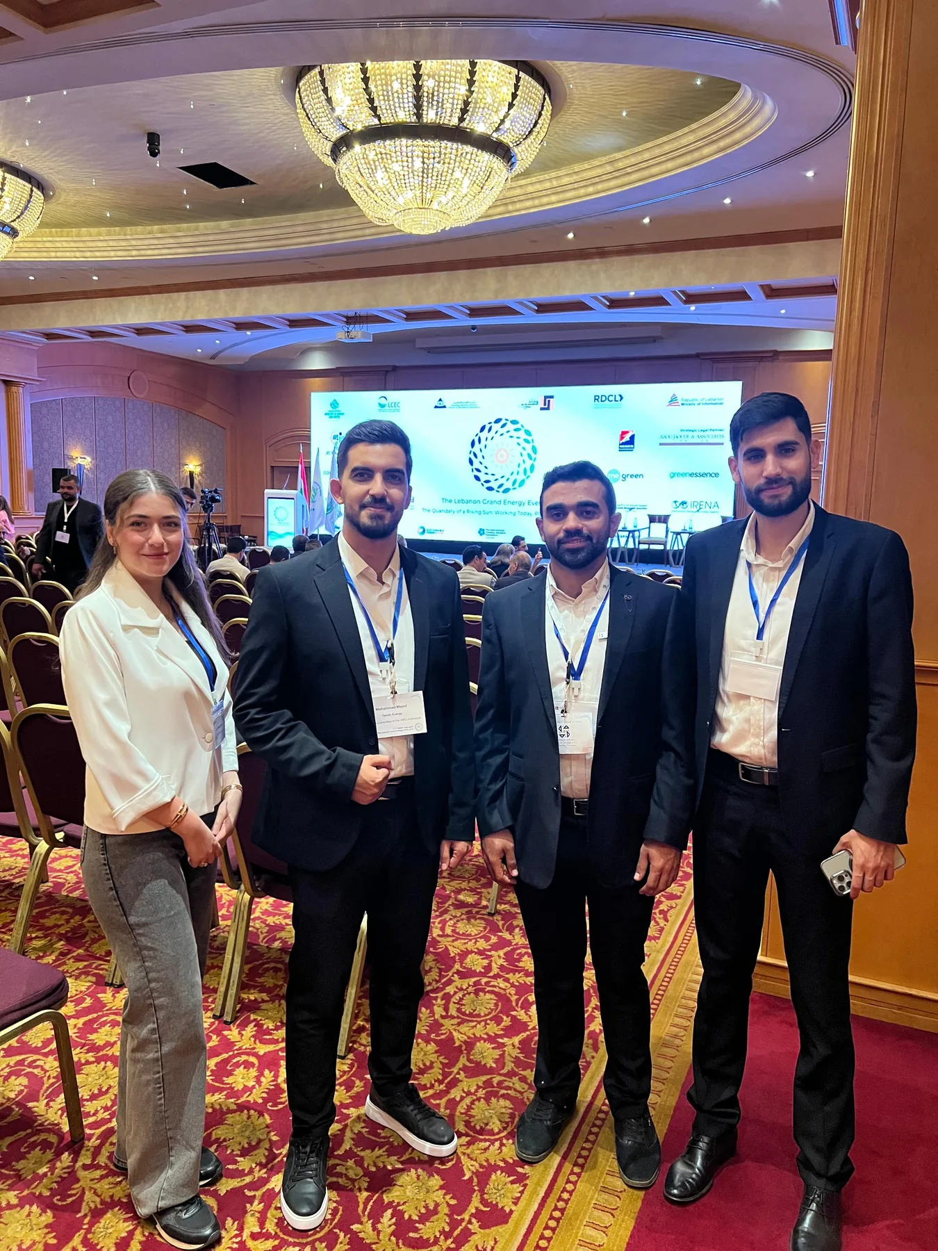 Takom Energy team at the Lebanese Grand Energy Event 2025