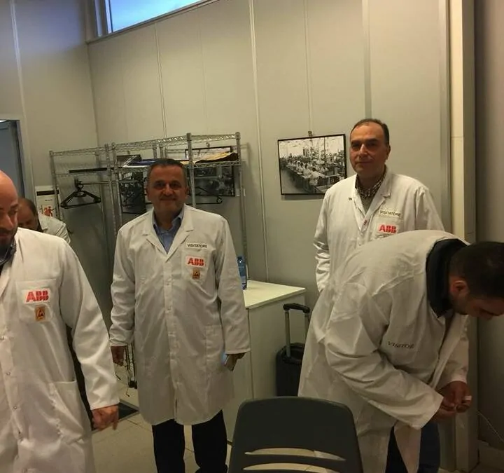 Takom Energy visit to ABB in Italy
