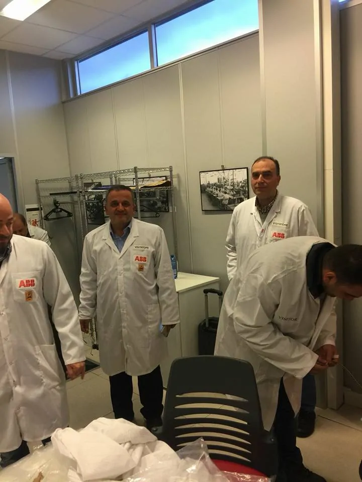 Takom Energy visit to ABB in Italy