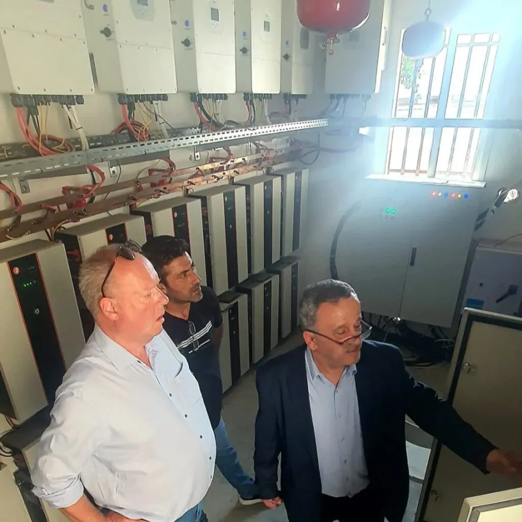 Solar energy expert Mr. Jos Schlangen with Takom Energy